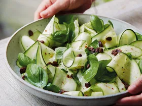 Simple zucchini salad