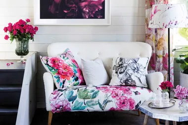 Why you need a floral sofa in your life