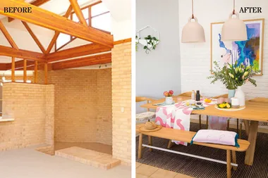 Before & After: Take a look at this incredible dining room transformation