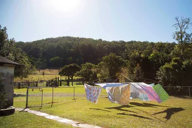 This woman retired her Hills Hoist with a fantastic party!