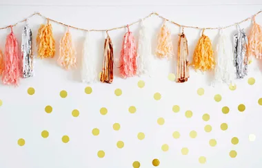 Hang it all: garlands work brilliantly in kids’ rooms