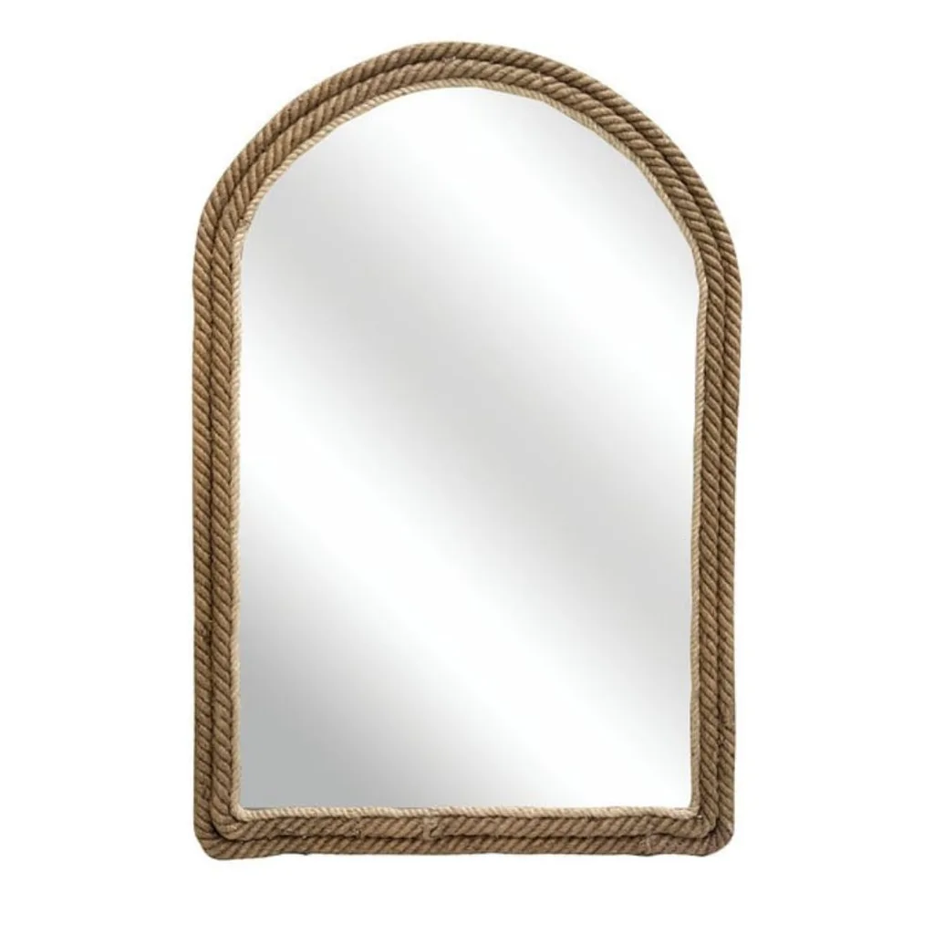 Nautical rope mirror 