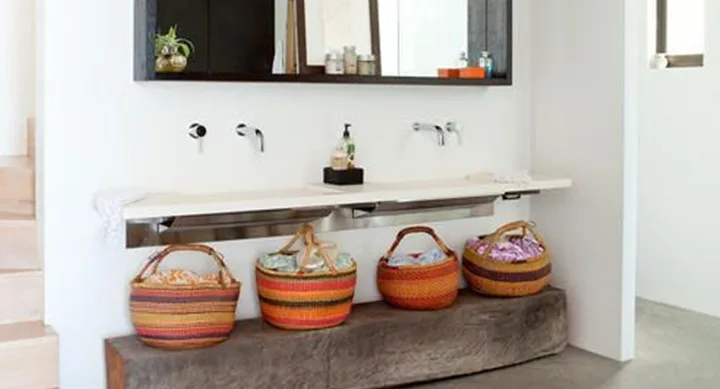 Five clever bathroom storage ideas