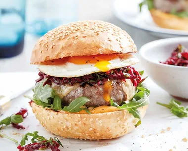 Epic Aussie burger recipe – messy and marvellous