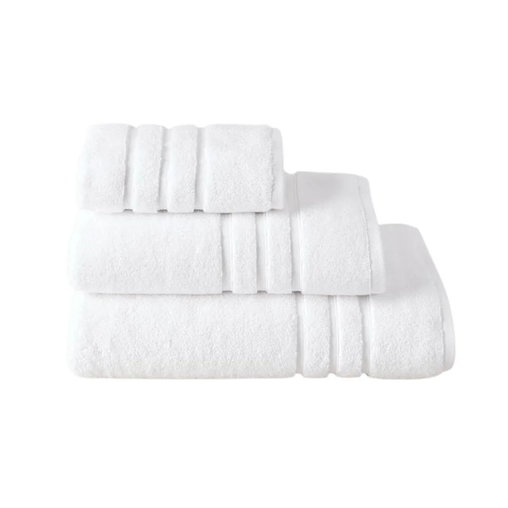 White set of towels. 