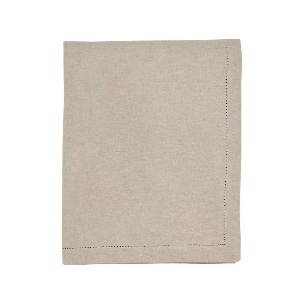 A neutral tablecloth for a wedding gift. 