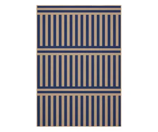 Plinth Jute Rug in Royal Blue, $160x230cm, Double Rugs