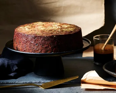 Chocolate and citrus fruit cake