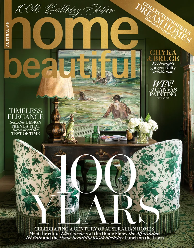 Home Beautiful Magazine October 2025 100th Birthday collector's issue
