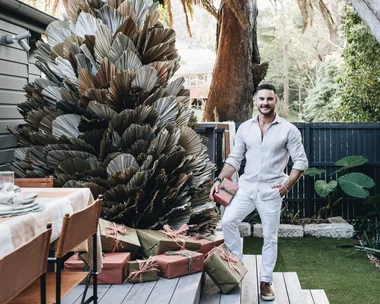 How Darren Palmer decorates his Jervis Bay pad for Christmas