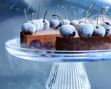 Frozen black forest tart