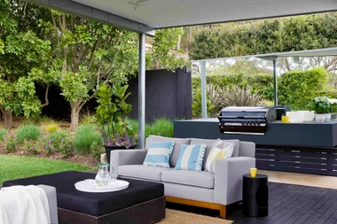 Outdoor entertaining space