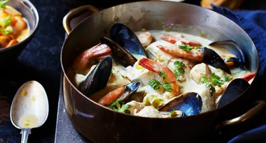 Marmite Dieppoise (Normandy fish stew)