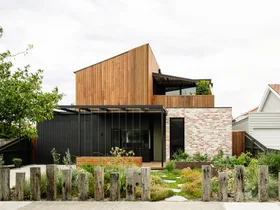 A sustainable front garden filled with Australian native plants