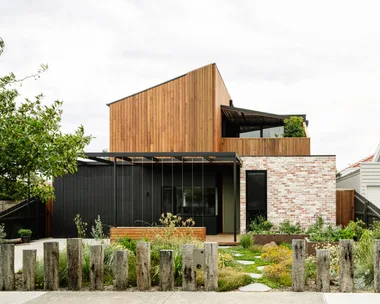 A sustainable front garden filled with Australian native plants