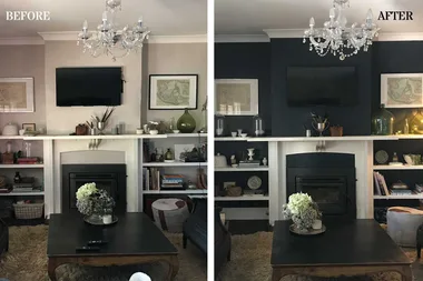 Magic makeover: living room transformation