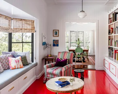 Ivy And Piper Designer's Toowoomba 1940s Queenslander Rumpus Room