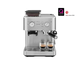 Semi-automatic espresso machine with burr grinder, KitchenAid
