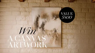 Your chance to WIN a hand-painted canvas artwork!