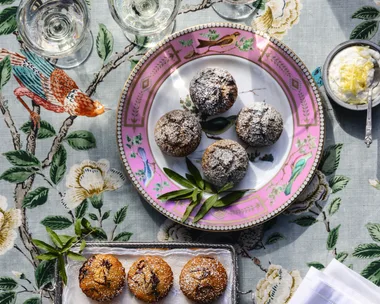 Lemon verbena friands