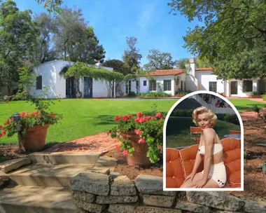 Marilyn Monroe's Spanish-style home in Brentwood, California