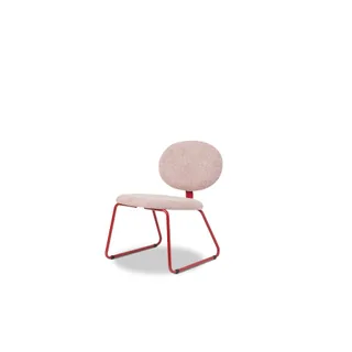 Charley Easy Chair in Pink/Red