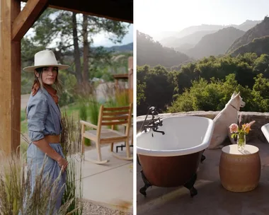 Nikki Reed at home on her California ranch