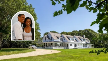 The Obama's former Martha Vineyard home.