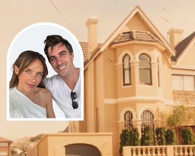 Pat and Becky Cummins cricketer home