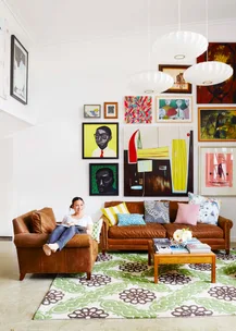 Poh Ling Yeow in her colourful home