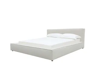Riley Boucle Bed Frame in Ivory