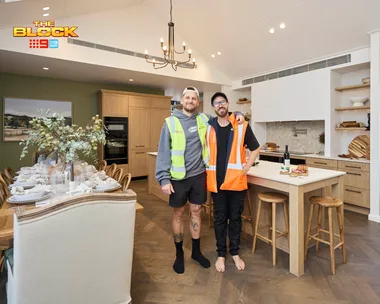 Robby and Mat's The Block 2025 kitchen