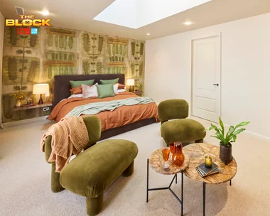 Robby and Mat's guest suite on The Block.