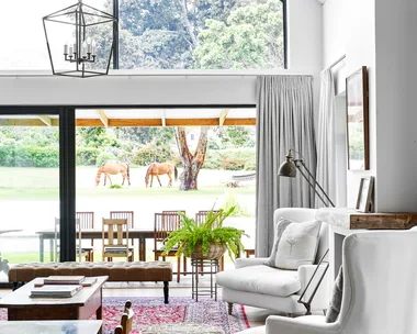 A sun-drenched family home with a sprawling, self-sufficient garden