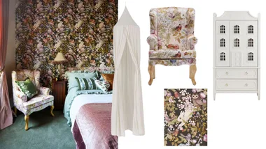 Fairytale furnishings inspired by Fleur Harris's home in the August issue.