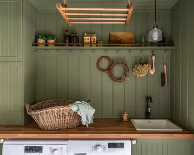 A country style laundry renovation for less than 10K.