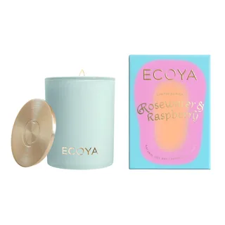 Ecoya Rosewater and Raspberry Madison Candle, Myer