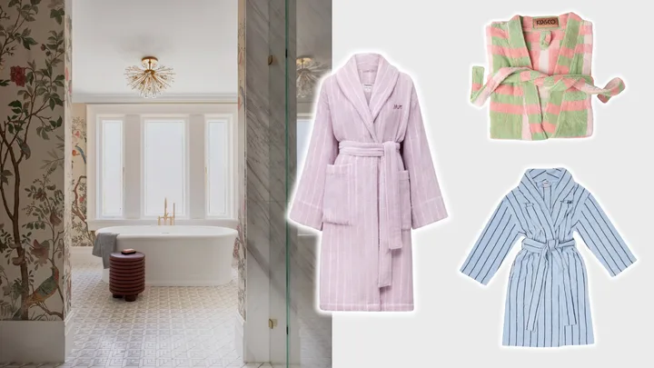 a collection of luxury bath robes you can buy in australia