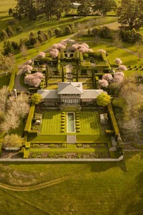Aerial view of Paul Bangay's property, Stonefields